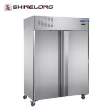 Furnotel Commercial Refrigeration Equipment Puertas dobles Congelador vertical (Material europeo estándar y sistema de refrigeración)